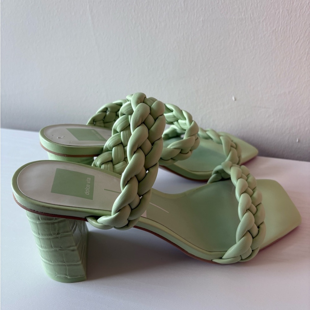 Dolce Vita Women's Paily Braided Sandals in Mint green - Picture 5 of 5